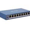 Hikvision DS-3E1309P-EI 8-Port Smart Managed PoE Switch – 110W, Gigabit Uplink