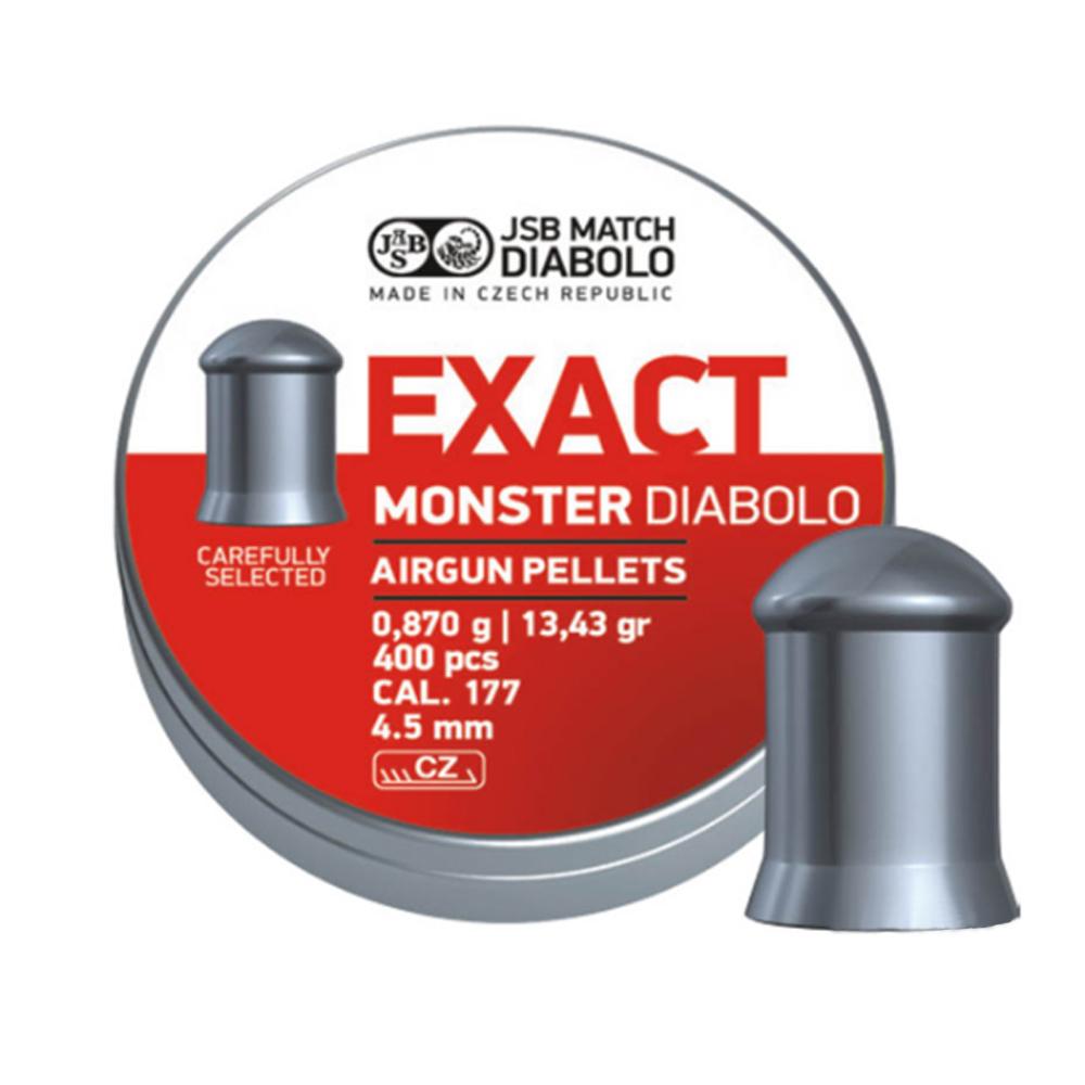 JSB Exact Monster 4.52 mm Pellets 13.43 gr – 400 Pack
