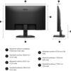 Dell SE2426H 24-inch Full HD IPS 144Hz Monitor with HDMI Cable – 210-BVCB